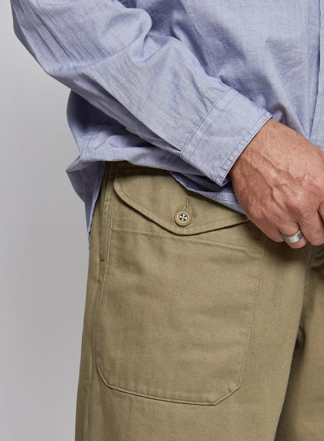 British Army Ambulance Pant in Army sold by Nigel Cabourn product image thumbnail 3
