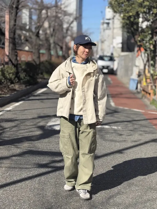 ［Styling］Nigel Cabourn WOMAN THE ARMY GYM NAKAMEGURO STORE 2026.1.29 sold by Nigel Cabourn