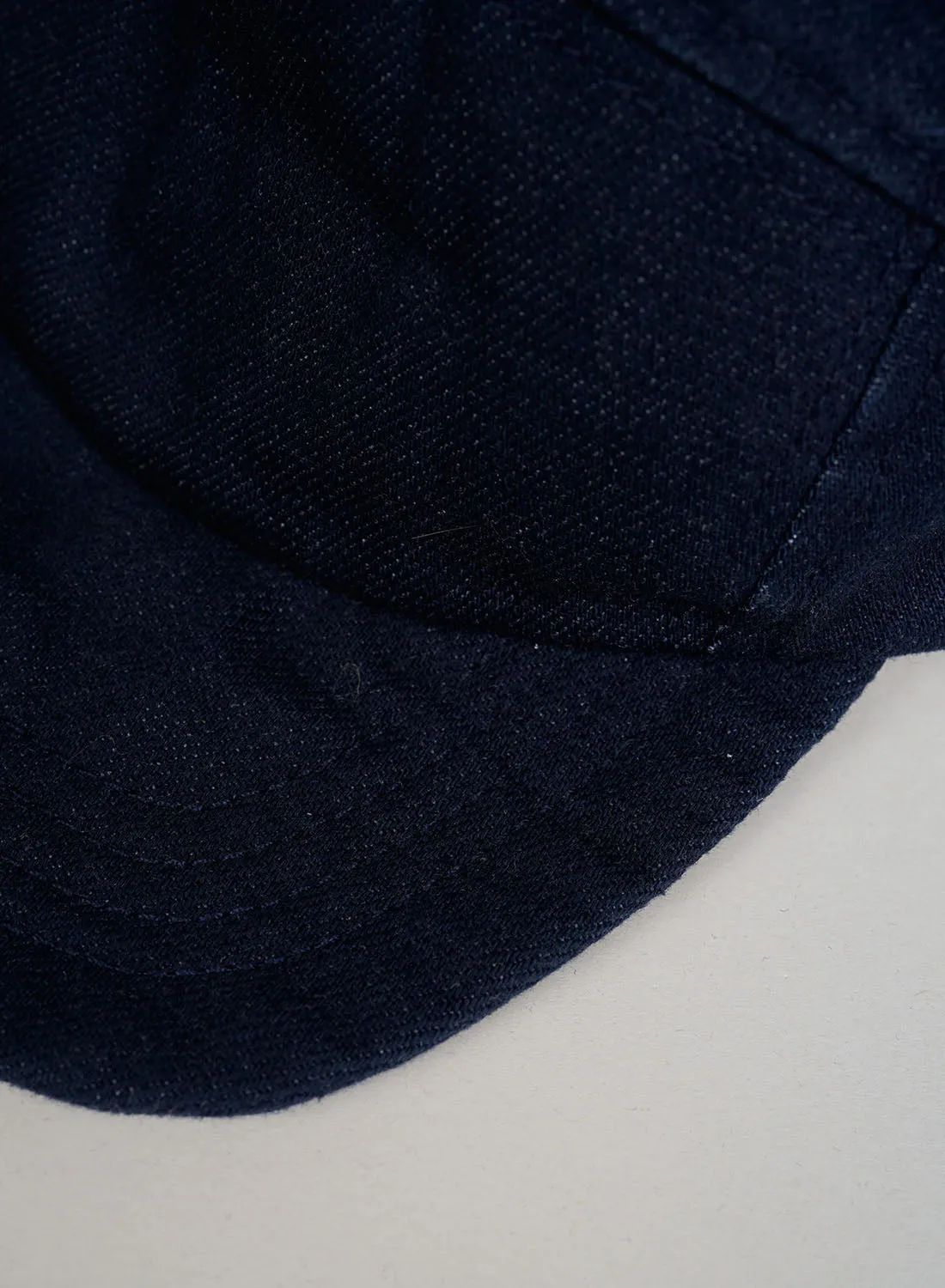 5 Panel Cap Heavy Cotton in Black Navy sold by Nigel Cabourn product image thumbnail 4