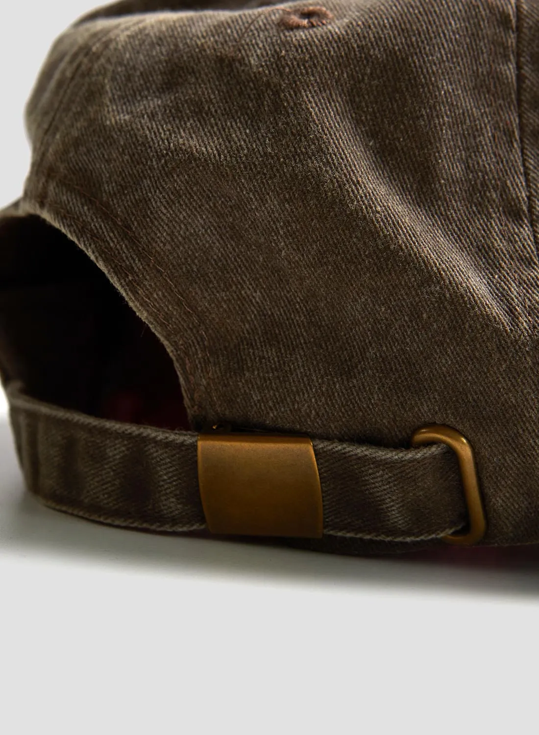 Vintage 6 Panel Cap in Washed Brown sold by Nigel Cabourn product image thumbnail 3