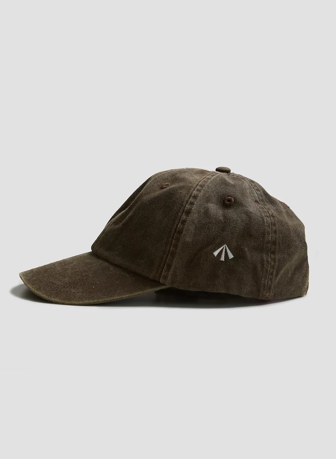Vintage 6 Panel Cap in Washed Brown sold by Nigel Cabourn