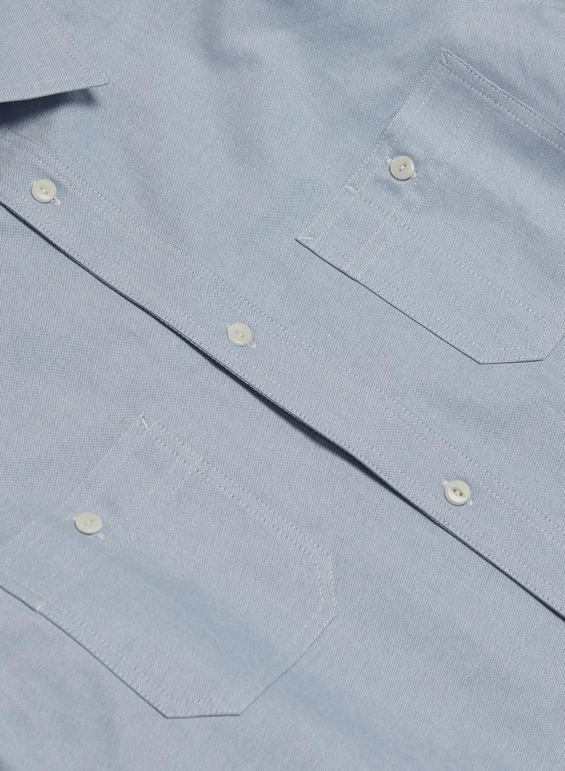 Utility Oxford Work Shirt in Blue sold by Nigel Cabourn product image thumbnail 5