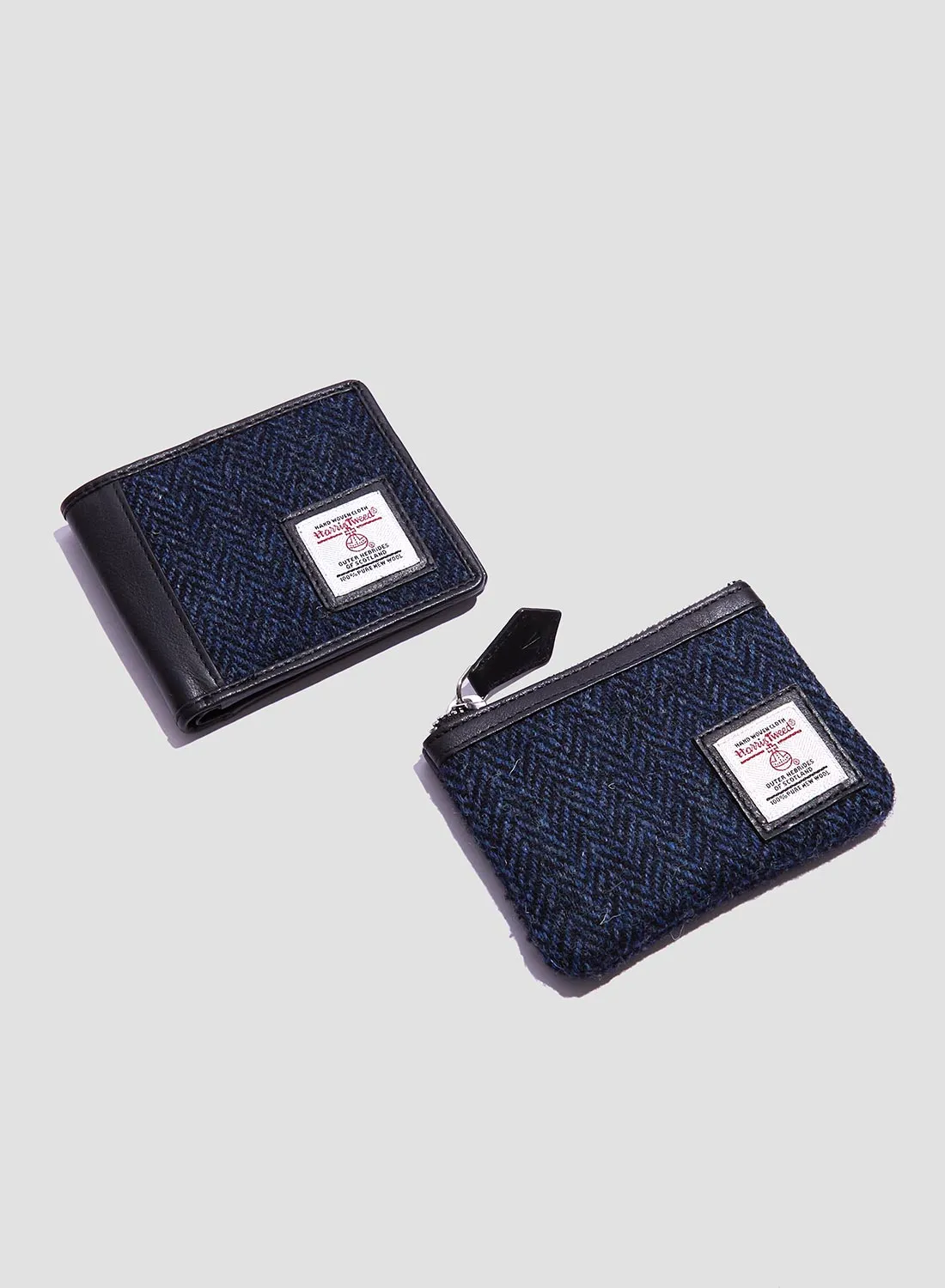 Harris Tweed Leather Bi-Fold Wallet sold by Nigel Cabourn product image thumbnail 5