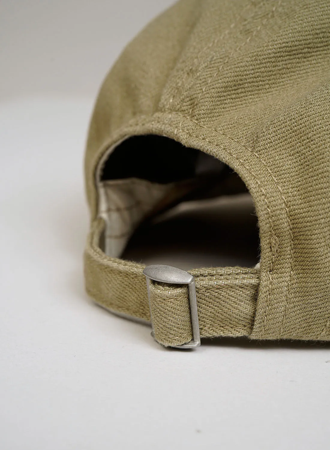 5 Panel Cap Heavy Cotton in Army sold by Nigel Cabourn product image thumbnail 5