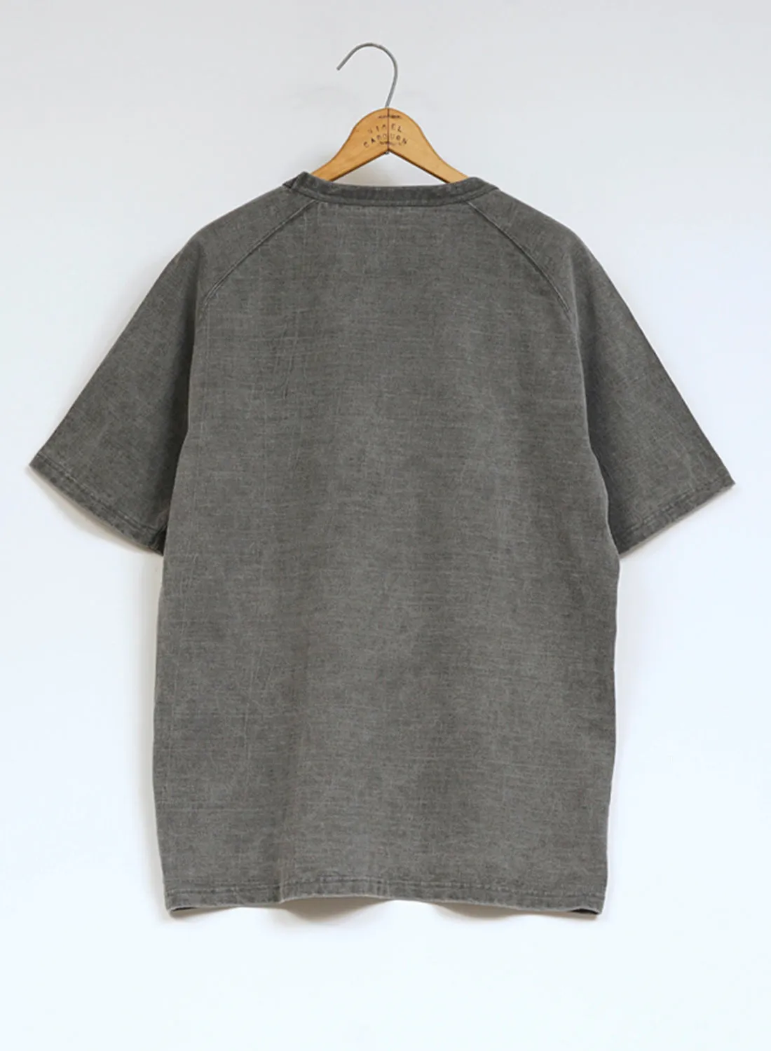 9.5oz Basic T-Shirt Pigment in Charcoal sold by Nigel Cabourn product image thumbnail 3