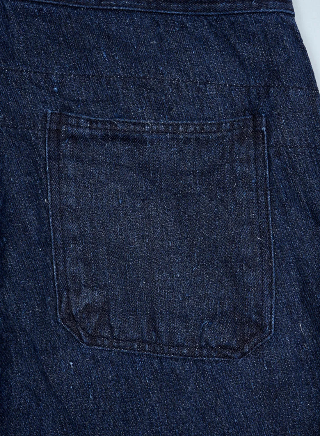 Hospital Pant Hemp Denim in Indigo sold by Nigel Cabourn product image thumbnail 5