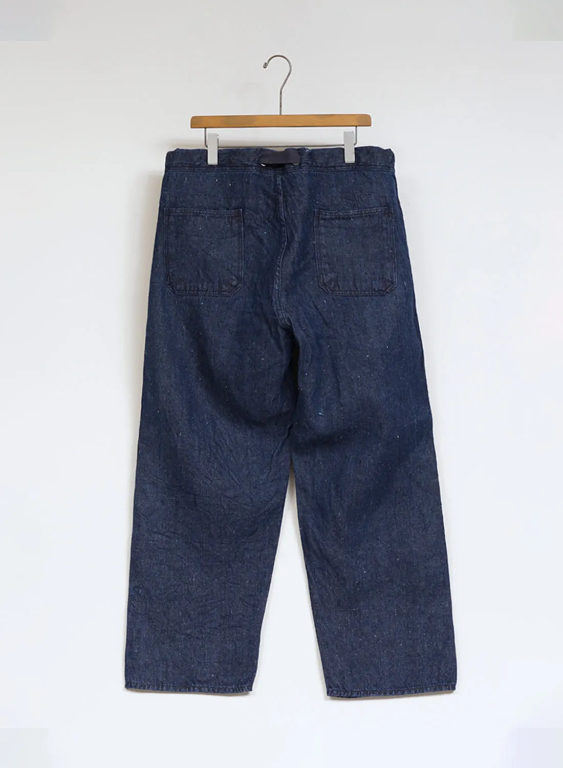 Hospital Pant Hemp Denim in Indigo sold by Nigel Cabourn product image thumbnail 3