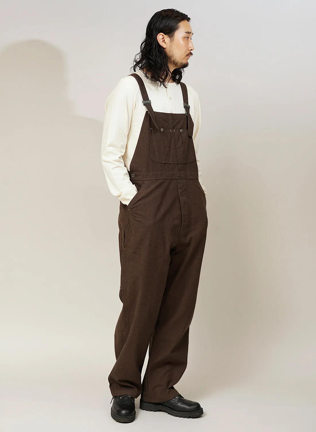 New Dungaree Broken Twill in Brown sold by Nigel Cabourn product image thumbnail 3