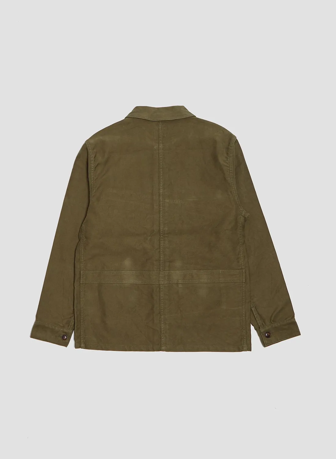FOB Factory French Moleskin Jacket Olive sold by Nigel Cabourn product image thumbnail 5
