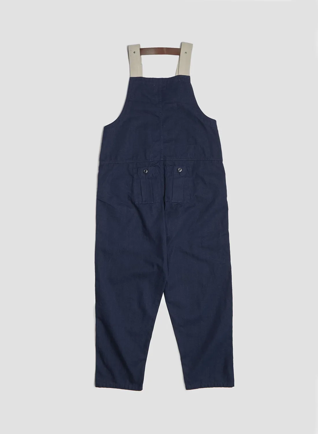 Railway Dungaree Heavy Cotton in Black Navy sold by Nigel Cabourn product image thumbnail 4