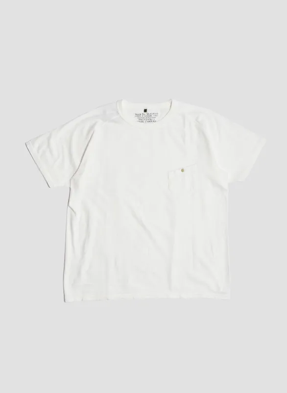 5.6oz Basic T-Shirt in Off White sold by Nigel Cabourn