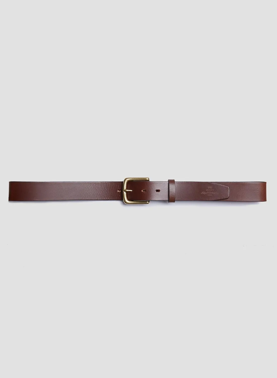 Cuba Belt in Brown Leather sold by Nigel Cabourn product image thumbnail 3