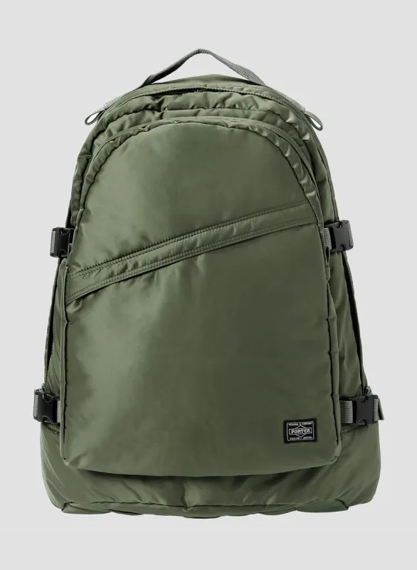 Porter-Yoshida & Co Tanker Day Backpack in Sage Green sold by Nigel Cabourn