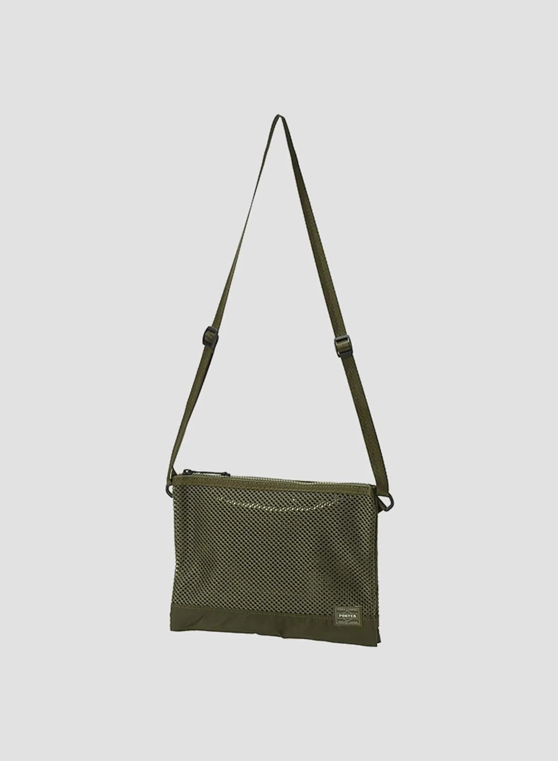Porter-Yoshida & Co Screen Sacoche in Khaki sold by Nigel Cabourn
