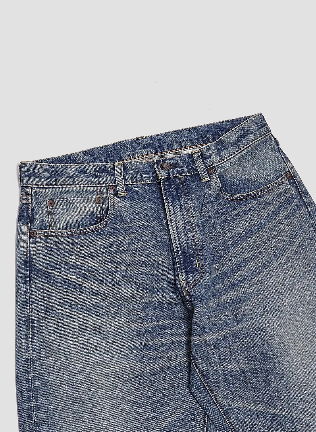 FOB Factory Selvedge 66 Denim 5P Washed Indigo sold by Nigel Cabourn product image thumbnail 2