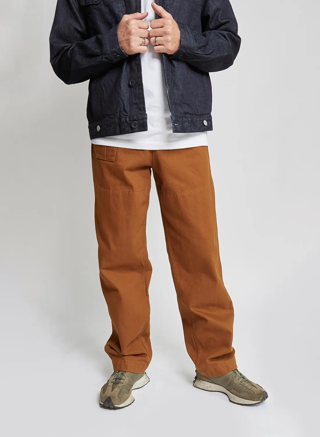 6 Pocket Pant Heavy Cotton in Brown sold by Nigel Cabourn product image thumbnail 2