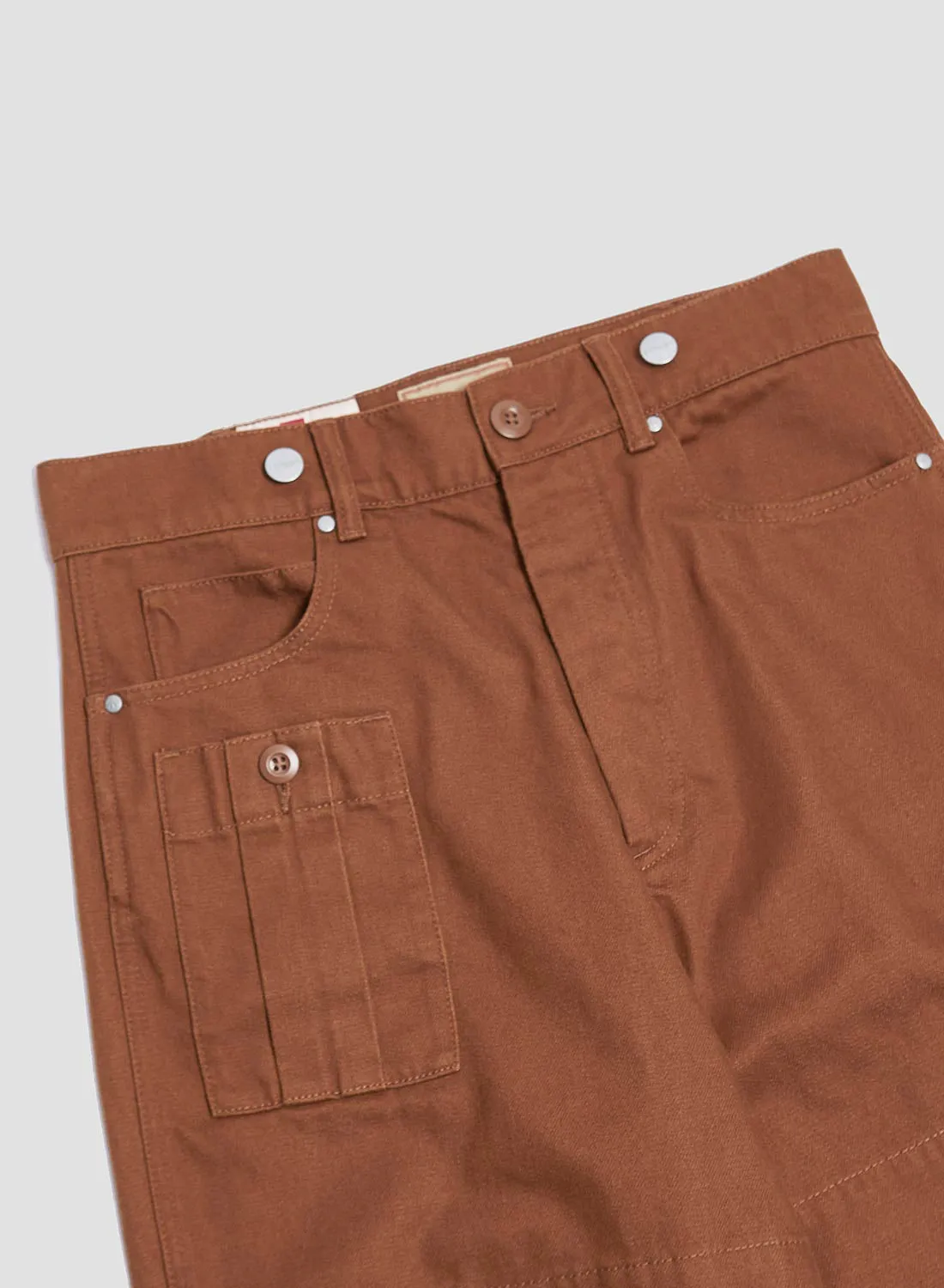 6 Pocket Pant Heavy Cotton in Brown sold by Nigel Cabourn product image thumbnail 5