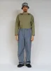 New Workwear Pant Broken Twill in Washed Blue sold by Nigel Cabourn