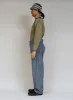New Workwear Pant Broken Twill in Washed Blue sold by Nigel Cabourn