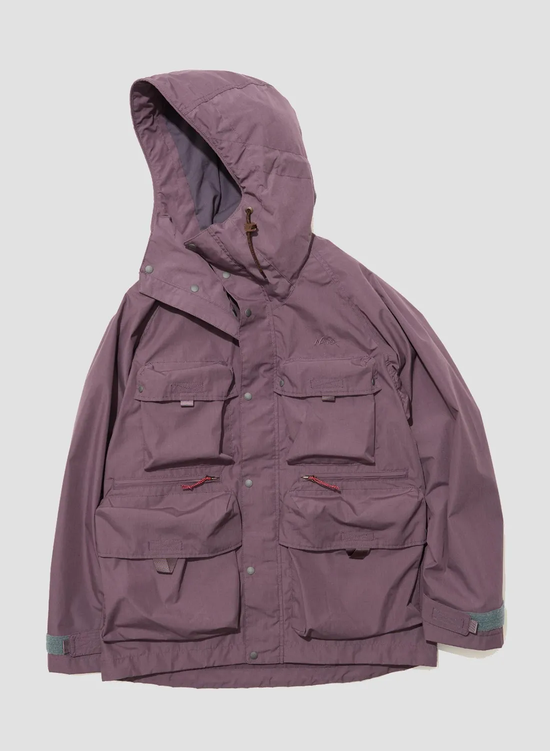 Nanga Hinoc Mountain Parka in Purple sold by Nigel Cabourn