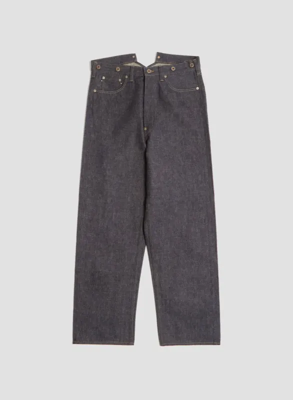 Railman Denim Pant in Indigo sold by Nigel Cabourn
