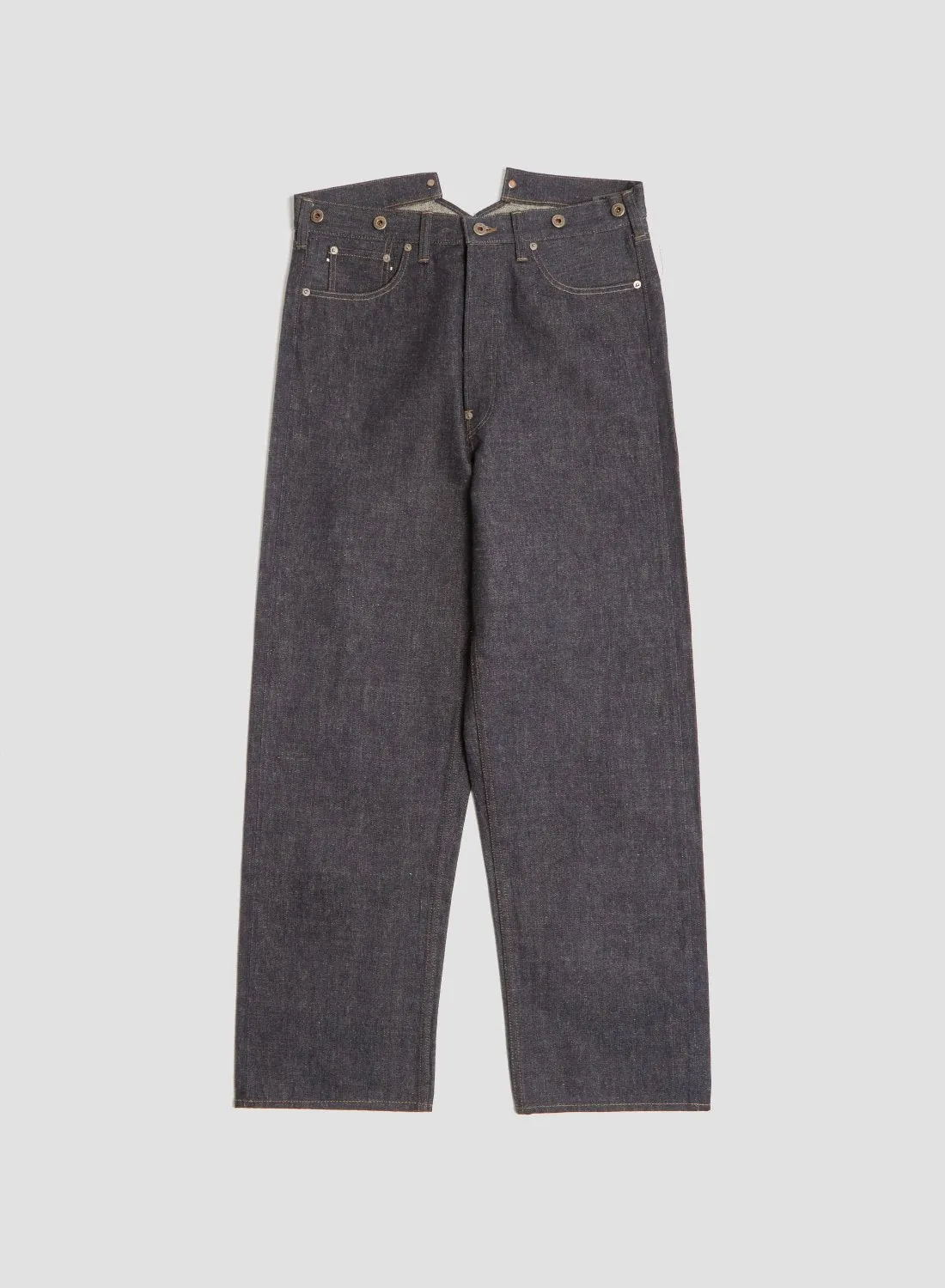Railman Denim Pant in Indigo sold by Nigel Cabourn