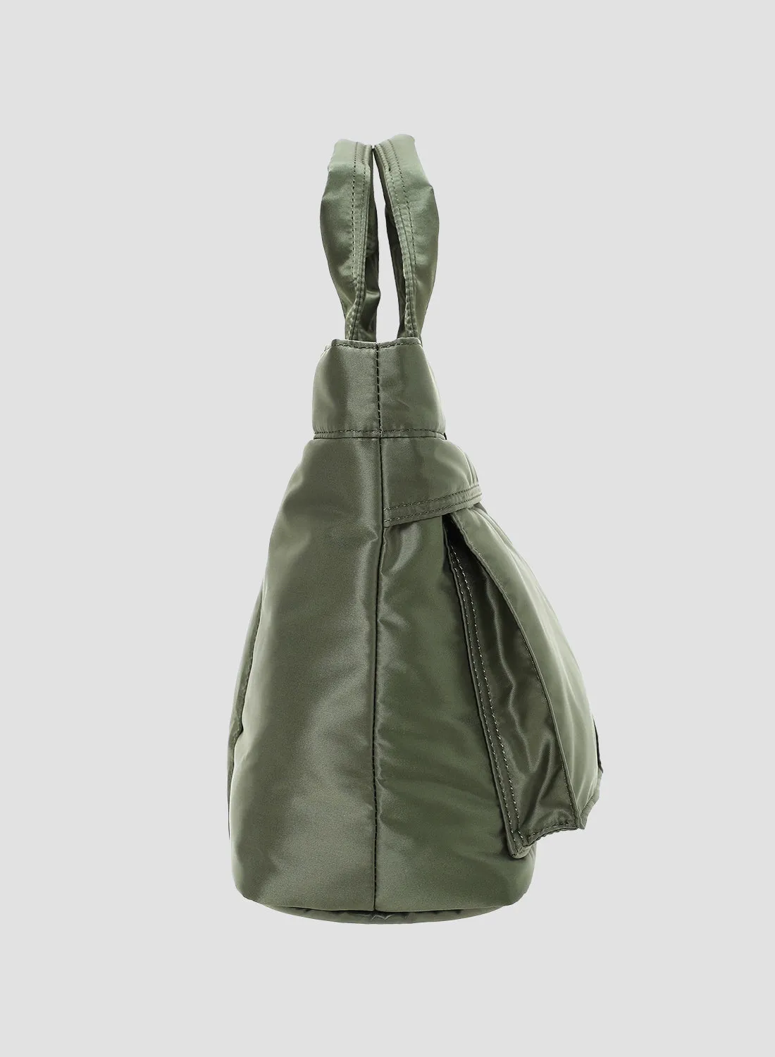 Porter-Yoshida & Co Tanker Tote Bag in Sage Green sold by Nigel Cabourn product image thumbnail 4