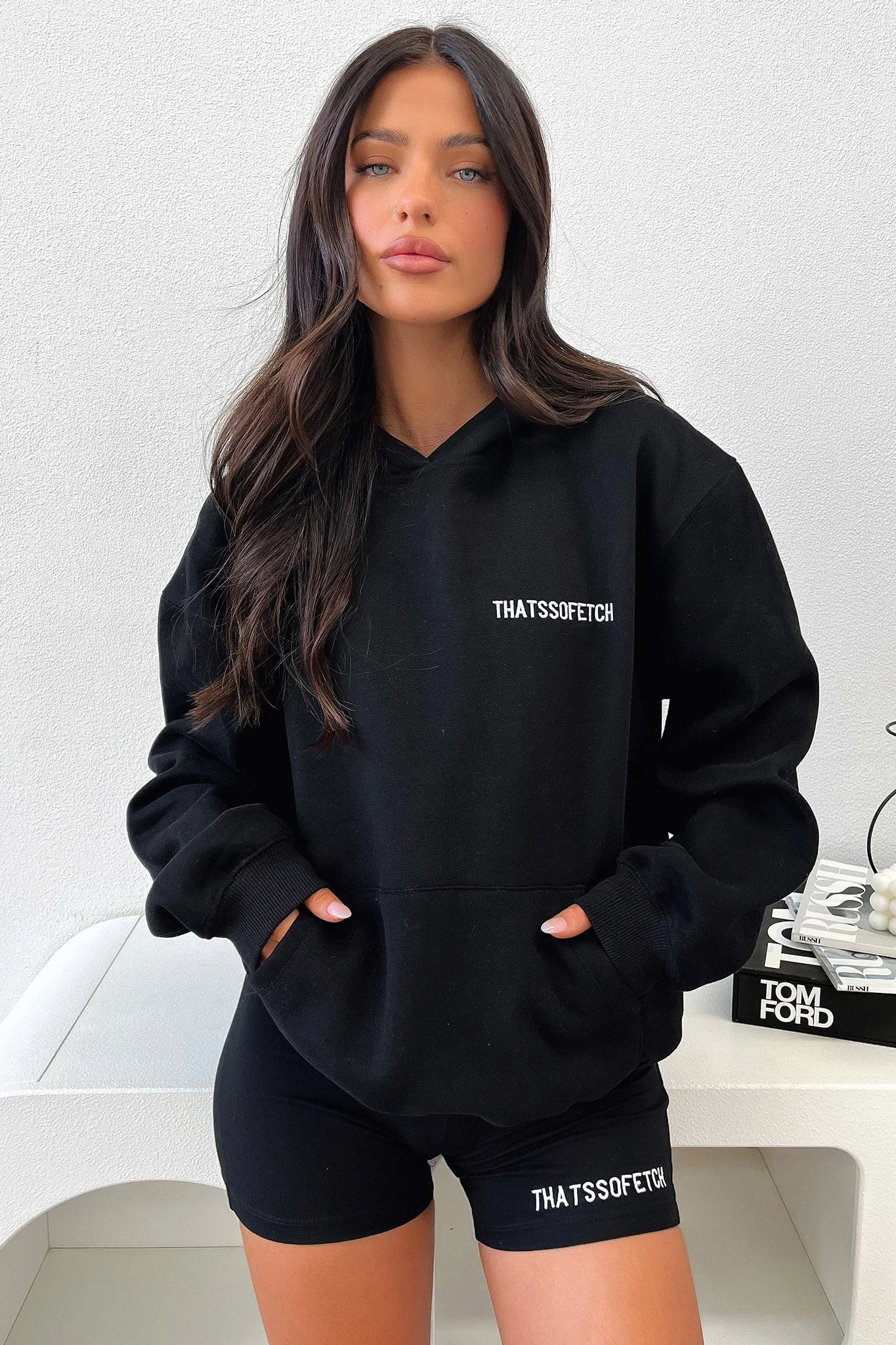 Jaska Hoodie - Black sold by Thats So Fetch