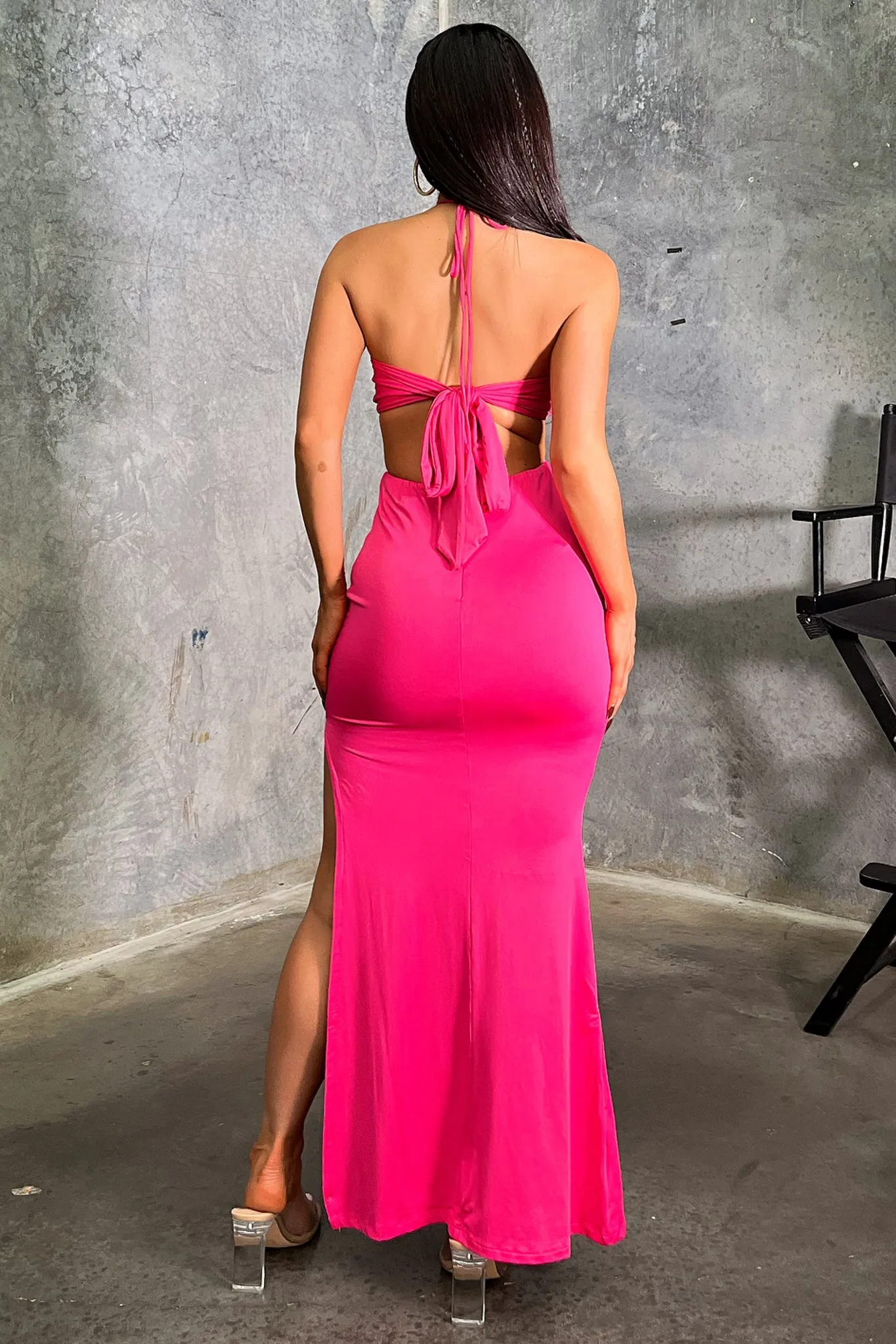 Kaila Maxi Dress - Hot Pink sold by Thats So Fetch product image thumbnail 5
