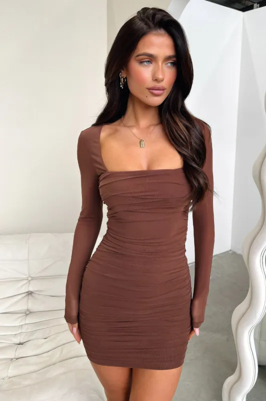 Malia Dress - Brown sold by Thats So Fetch