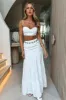 Calamar Maxi Skirt - White sold by Thats So Fetch
