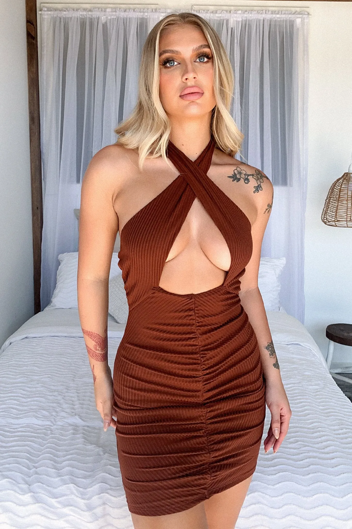 Montana Dress - Brown sold by Thats So Fetch product image thumbnail 3