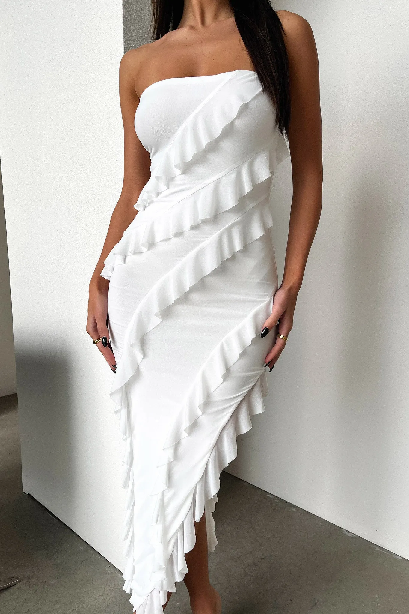 Amayla Maxi Dress - White sold by Thats So Fetch product image thumbnail 2