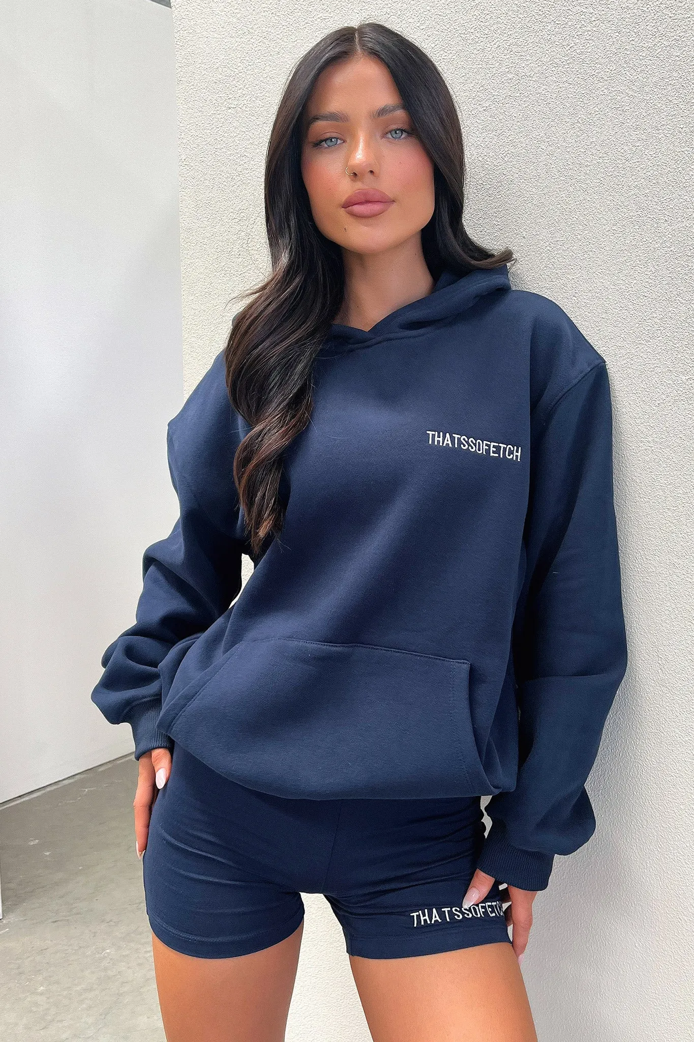 Jaska Hoodie - Navy sold by Thats So Fetch