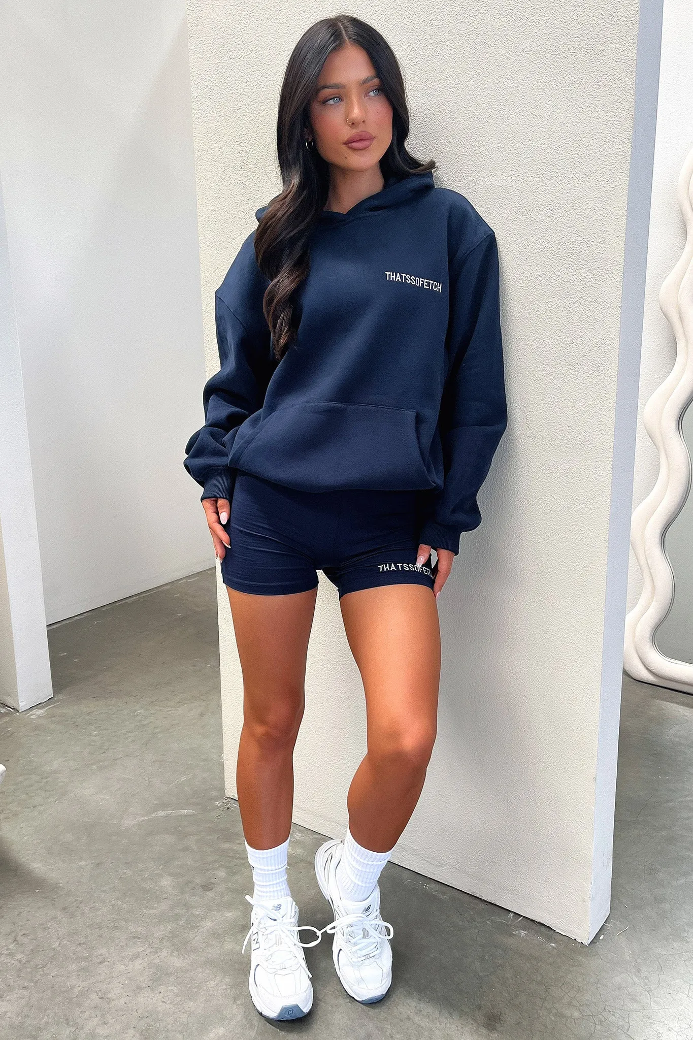 Jaska Hoodie - Navy sold by Thats So Fetch product image thumbnail 2