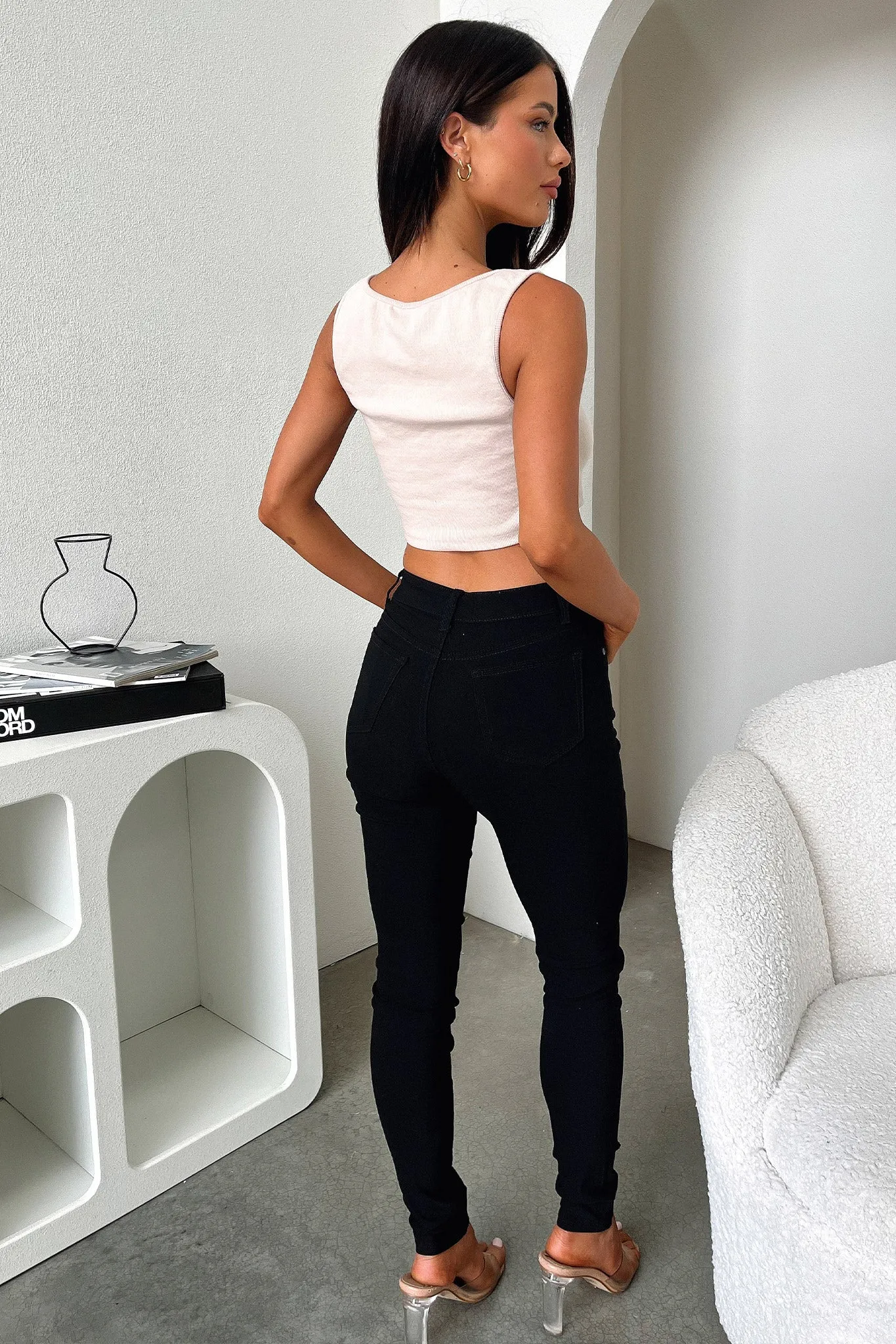 Zeuse Singlet Crop - Beige sold by Thats So Fetch product image thumbnail 5