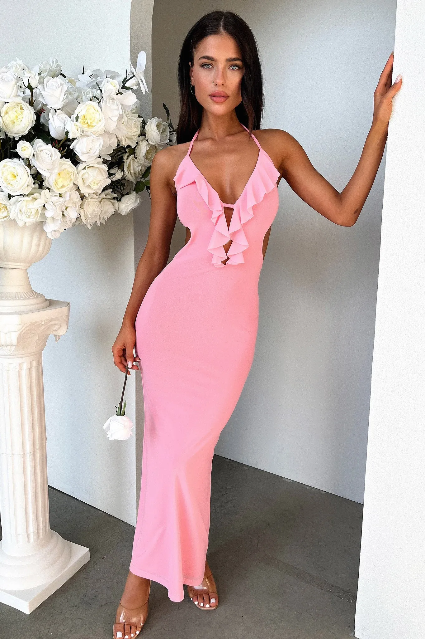 Zaric Maxi Dress - Pink sold by Thats So Fetch product image thumbnail 5