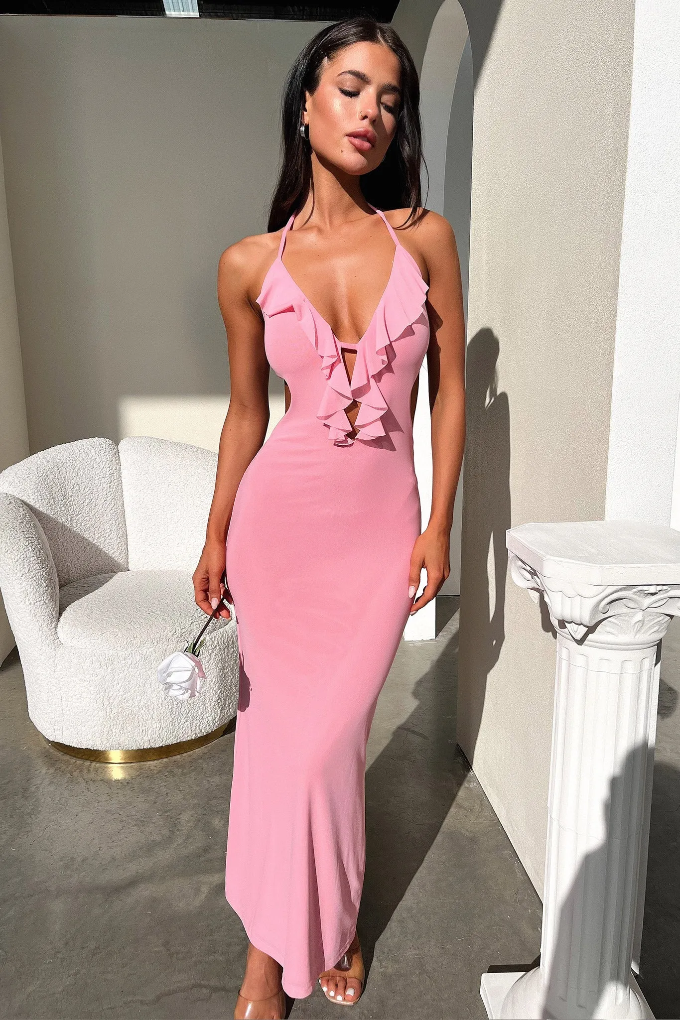 Zaric Maxi Dress - Pink sold by Thats So Fetch product image thumbnail 2