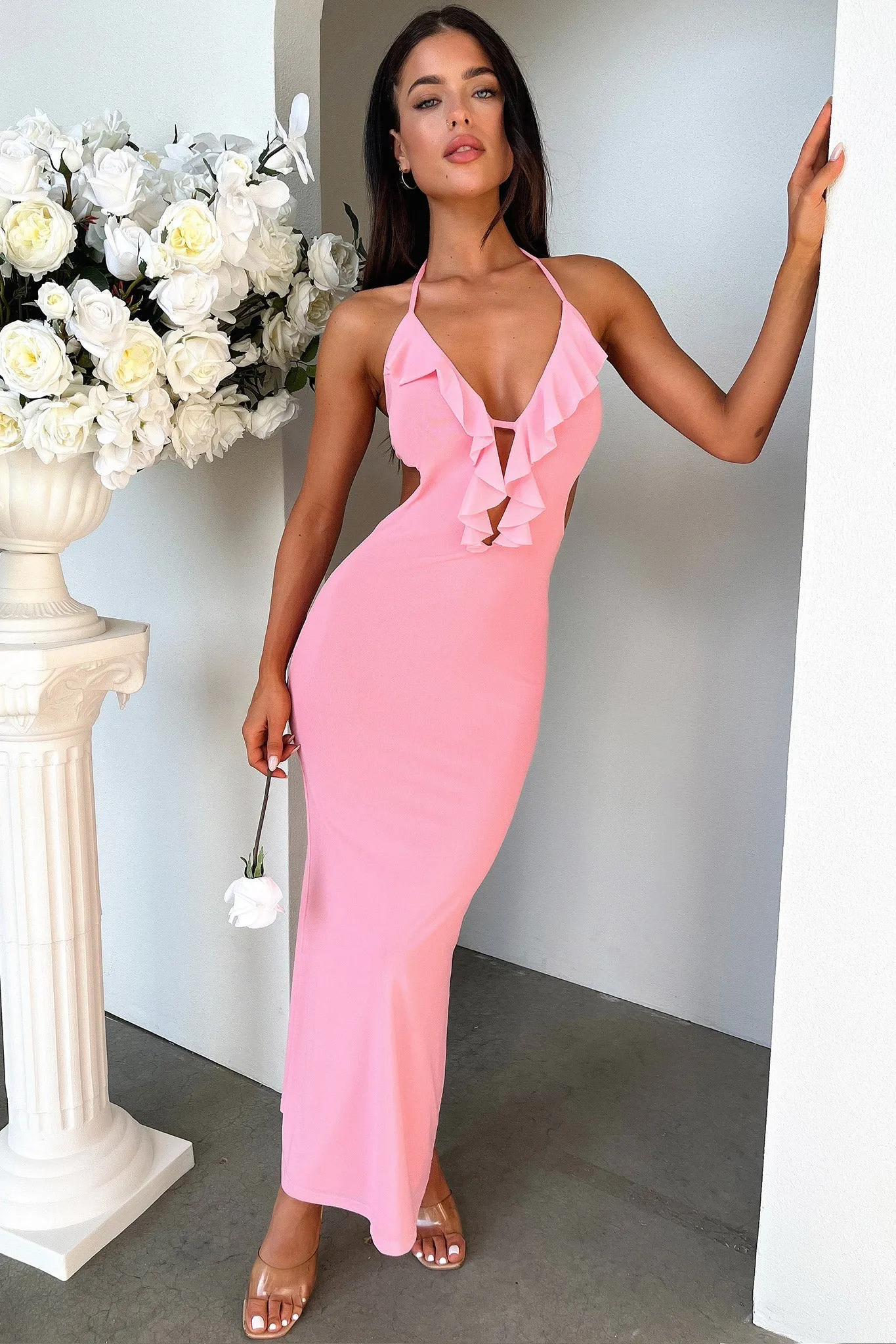 Zaric Maxi Dress - Pink sold by Thats So Fetch product image thumbnail 3