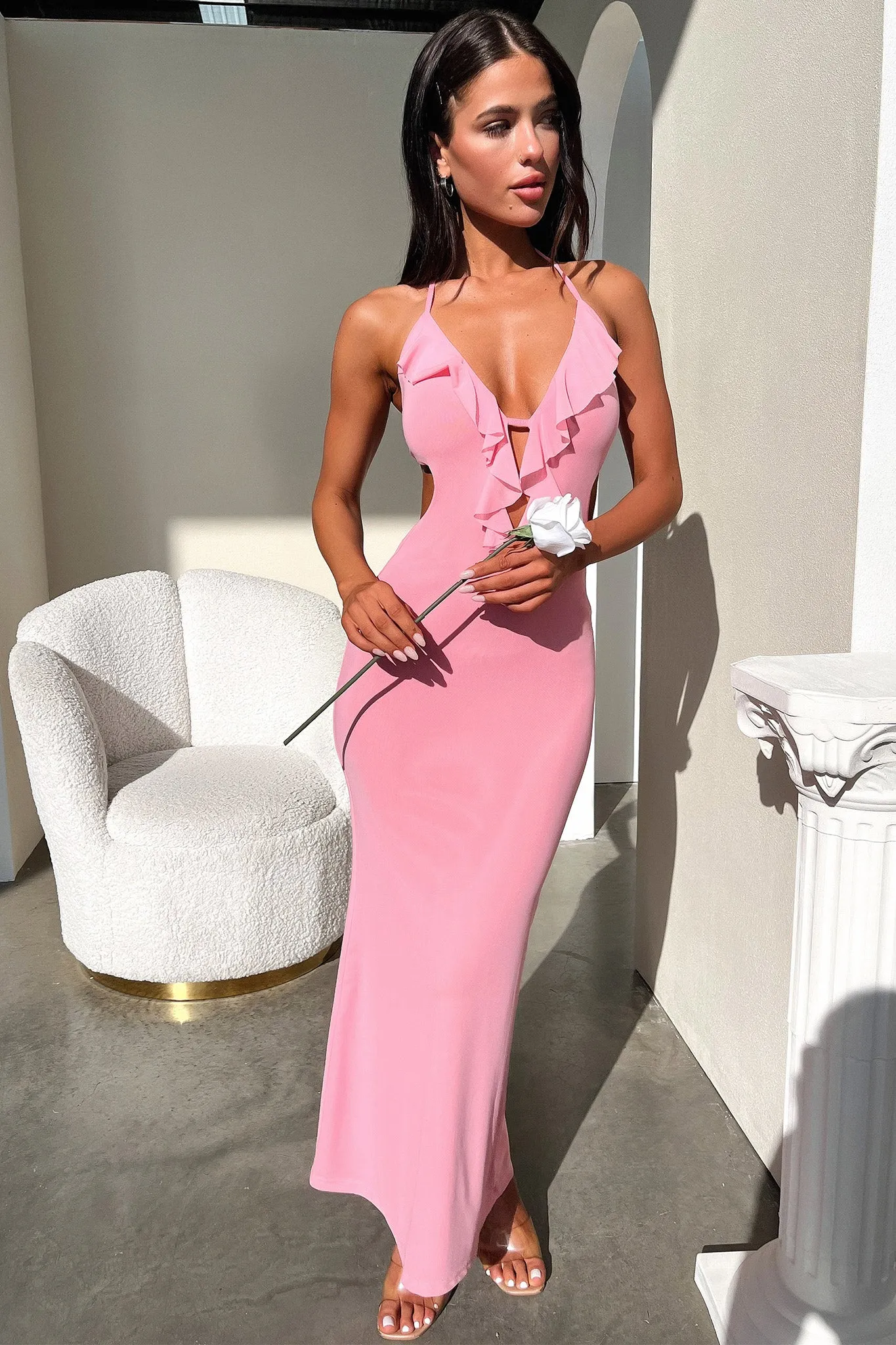 Zaric Maxi Dress - Pink sold by Thats So Fetch