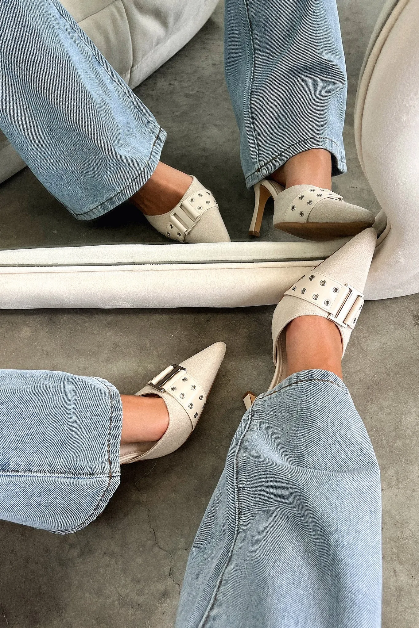 Odina Heels - Beige sold by Thats So Fetch product image thumbnail 3