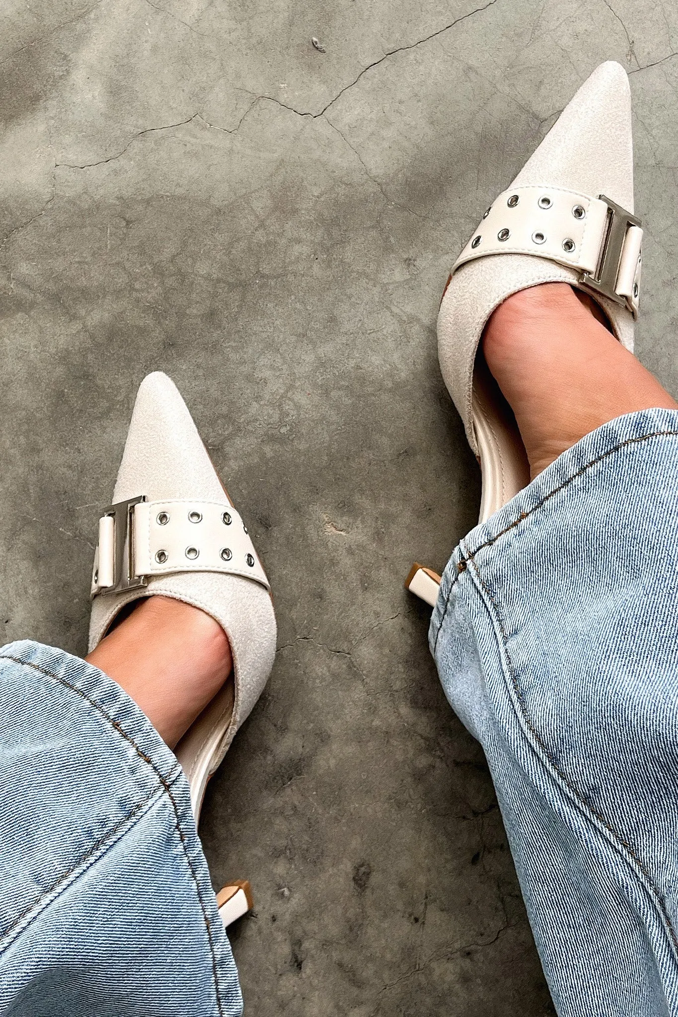 Odina Heels - Beige sold by Thats So Fetch product image thumbnail 4