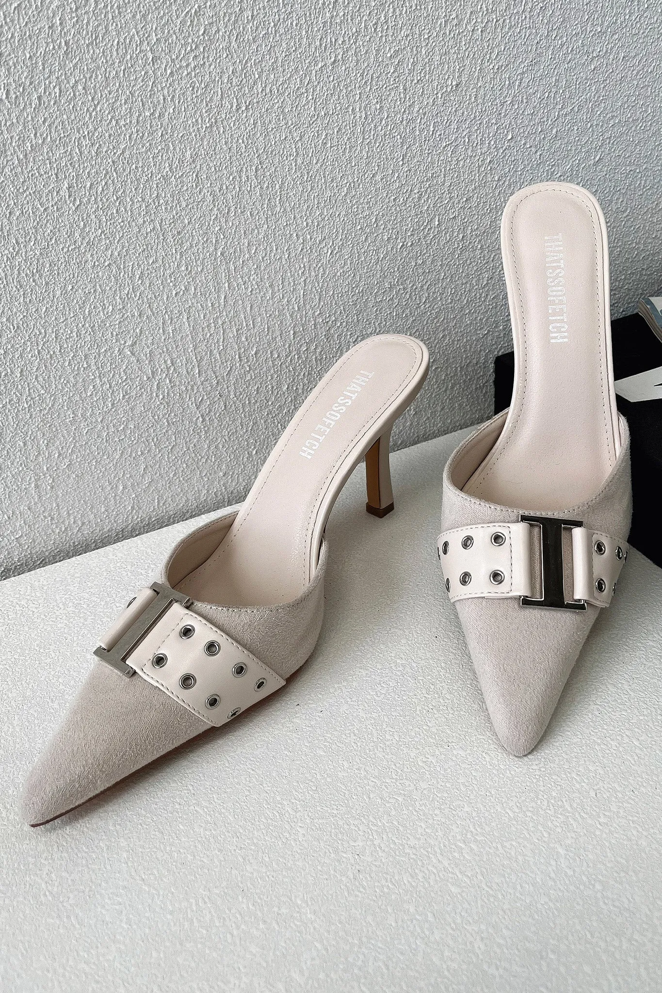 Odina Heels - Beige sold by Thats So Fetch product image thumbnail 2