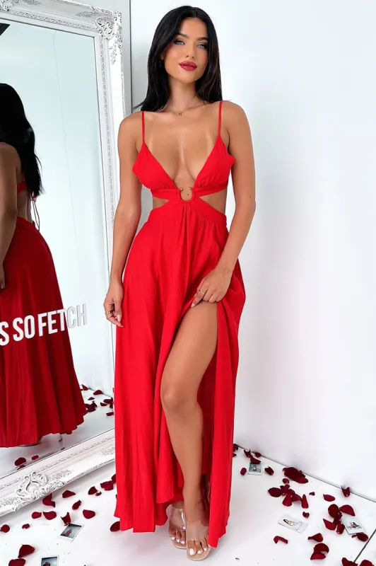 Kritika Maxi Dress - Red sold by Thats So Fetch