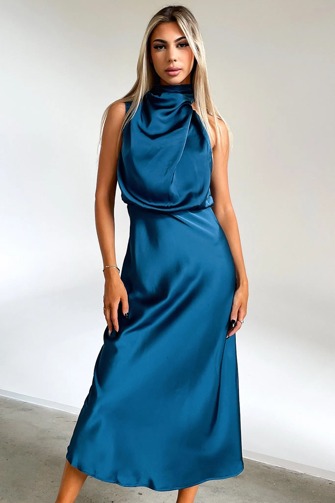 Santorini Maxi Dress - Emerald sold by Thats So Fetch product image thumbnail 3