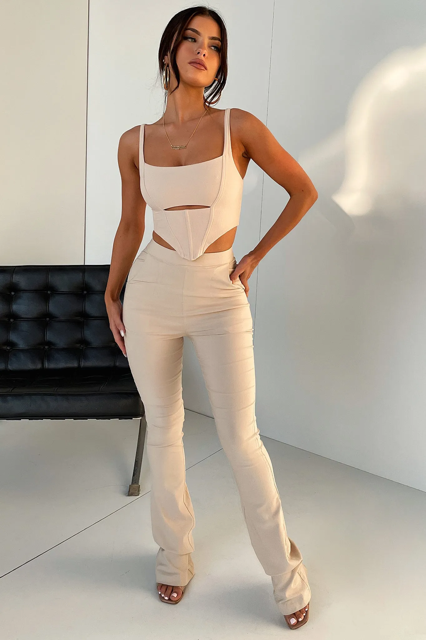 Arabell Pants - Beige sold by Thats So Fetch