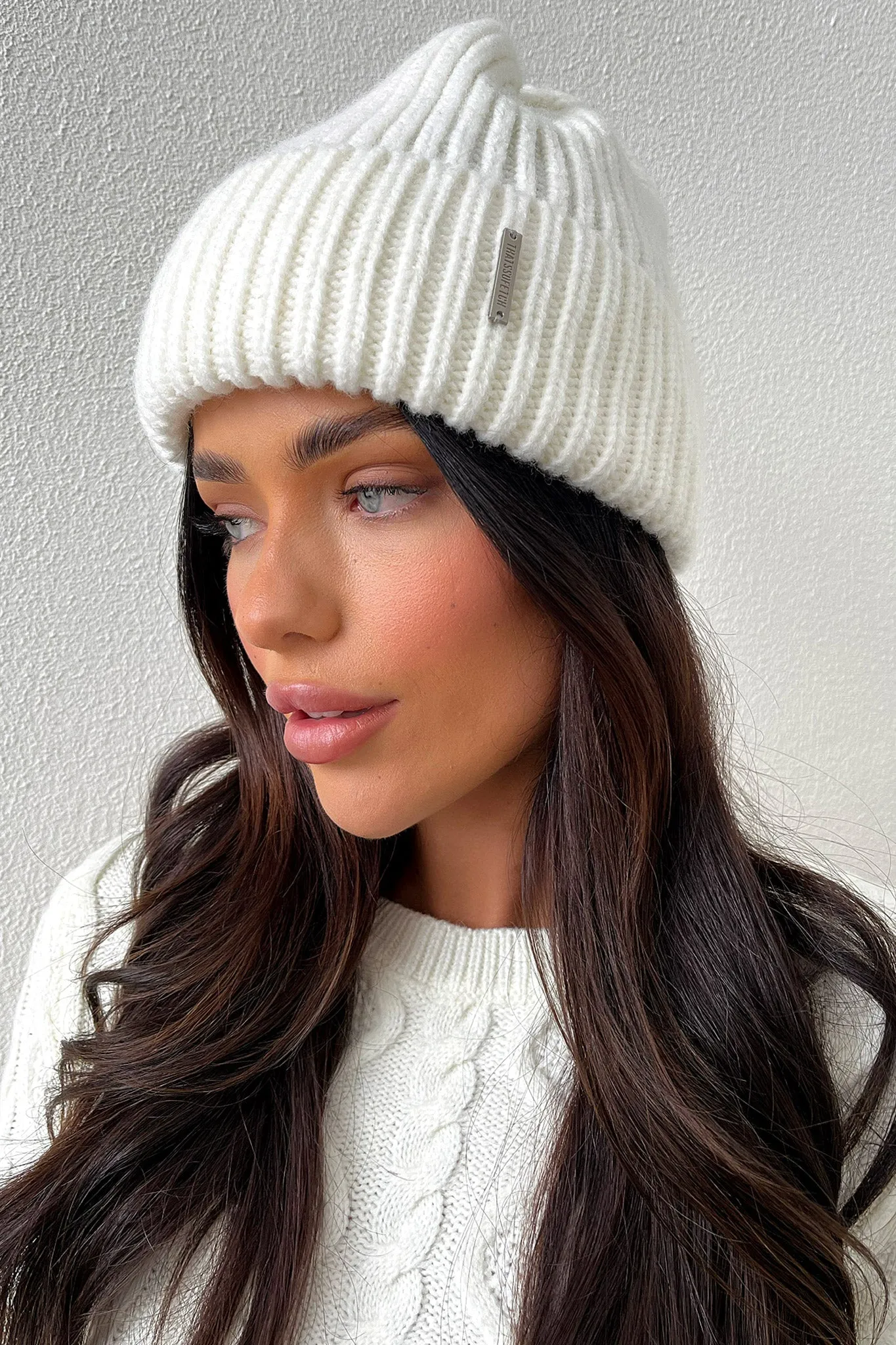 Luna Beanie - White sold by Thats So Fetch product image thumbnail 4