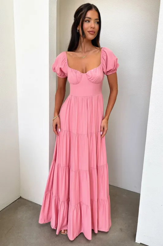 Levona Maxi Dress - Rose sold by Thats So Fetch