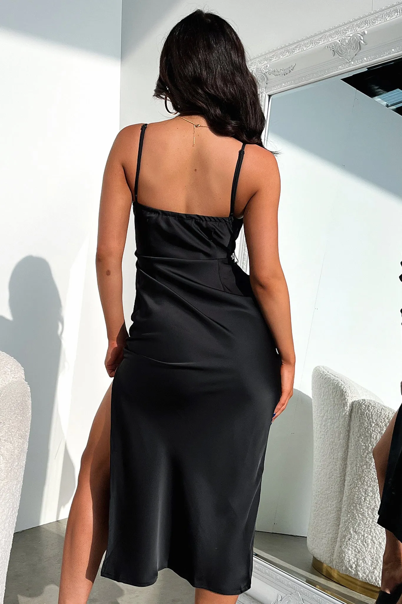 Anita Midi Dress - Black sold by Thats So Fetch product image thumbnail 5