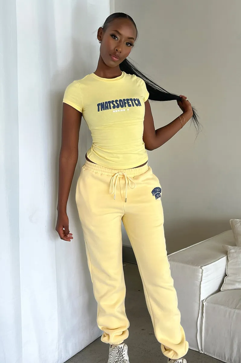 Series 5 Sweatpants - Yellow sold by Thats So Fetch